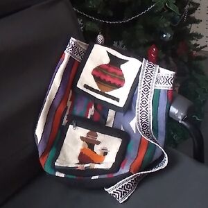Multicolor Patterned Women's Bag